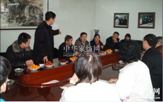 家紡協(xié)會名譽會長楊東輝來格芙蘭公司考察