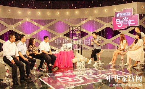 居夢萊家紡董事長顧平做客東方衛視