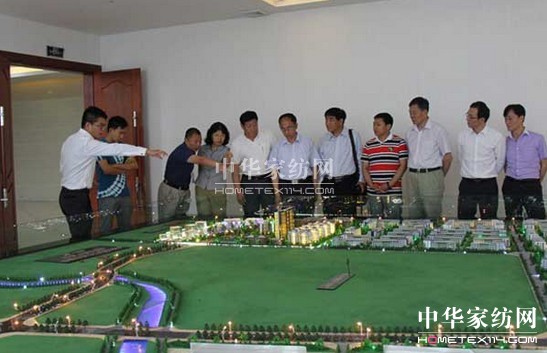 中國紡織工業聯合會副會長楊紀朝蒞臨廣安考察