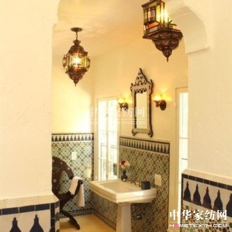 【5】盡享異域風(fēng)情 摩洛哥風(fēng)格奢華浴室